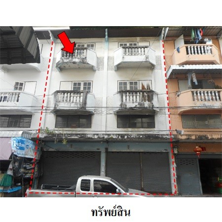 ขายอาคารพาณิชย์ 3 ชั้นครึ่ง 2 คูหา เขตบางขุนเทียน กรุงเทพฯ 