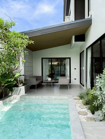 ขายพูลวิลล่าหรู 15.9 ล้าน #โซนสันกำแพง | พูลวิลล่า 2 ชั้น รีโนเวทใหม่ Modern Luxury Style พร้อมอยู่! เฟอร์นิเจอร์ครบทั้งหลัง