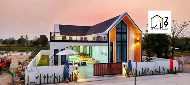  ให้เช่าบ้านเดี่ยวพูลวิลล่า หาดแม่รำพึง ระยอง พร้อมเฟอร์นิเจอร์ครบ