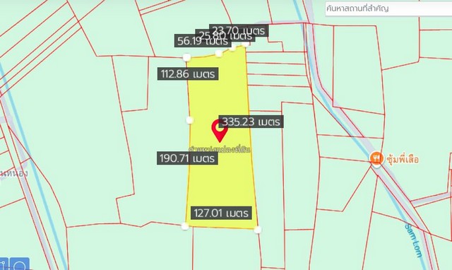 ขายที่ดินผืนใหญ่ ทำเลชุมชน จังหวัดฉะเชิงเทรา ซอยบางกระเสน ตำบลก้อนแก้ว อำเภอบางคล้า 