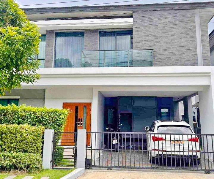 จัดเต็มเฟอร์ฯ 4นอน หรูหรา ให้เช่าคฤหาสน์หรู 2 ชั้น สาทร-ราชพฤกษ์ MRTบางแค 1.6 กม.  5 น้ำ  69 ตร.วา.280 ตร.ม. ตลาดบางแค 1.5 กม.  เดอะ ซิตี้ 