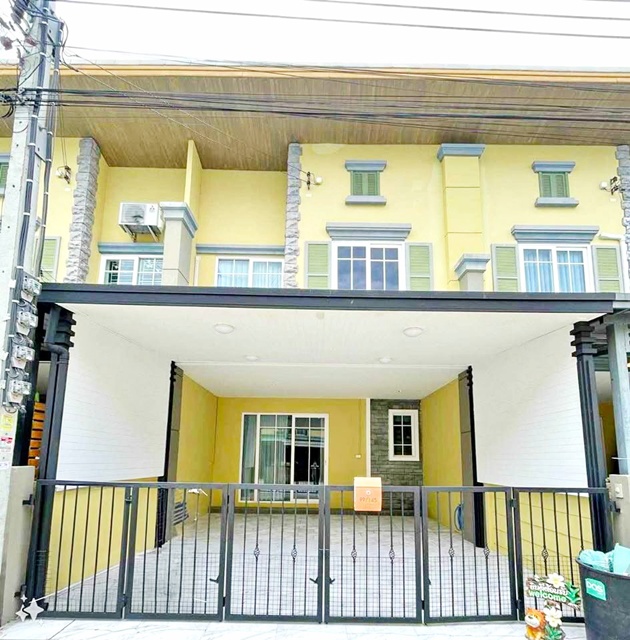 สุขสวัสดิ์ พุทธบูชา36 ม.พระจอมเกล้าธนบุรี 1.7 กม. ให้เช่าบ้านหรู 2 ชั้น 4นอน 24ตร.วา. 180ตร.ม. พร้อมเฟอร์ฯ  รพ.บางมด1 4 กม. 