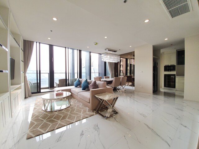Spacious High-Floor Duplex with Stunning Views for Rent at Noble Ploenchit