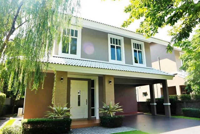 HR2880ให้เช่าบ้านใหม่ หมู่บ้าน มิลตัน เรสซิเดนซ์ รามอินทรา หลังมุม พร้อมเข้าอยู่ เฟอร์นิเจอร์ครบ 