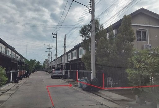 ขายทาวน์เฮ้าส์มือสอง อำเภอเมืองชลบุรี จังหวัดชลบุรี โครงการ บ้านพฤกษา อมตะ-บายพาส