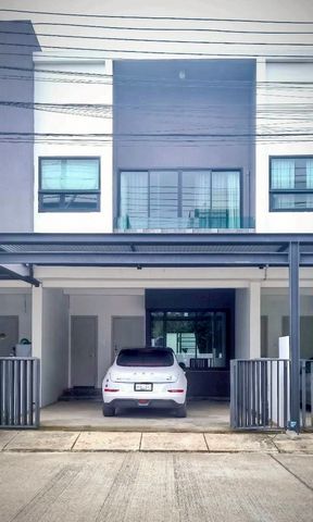 ให้เช่า 22,000 บาท/เดือน Malada Maz –หางดง ทาวน์โฮม 2 ชั้น #สไตล์โมเดิร์น #ติดถนนใหญ่หางดง #เฟอร์นิเจอร์ครบ #หิ้วกระเป๋าพร้อมเข้าอยู่ได้เลย