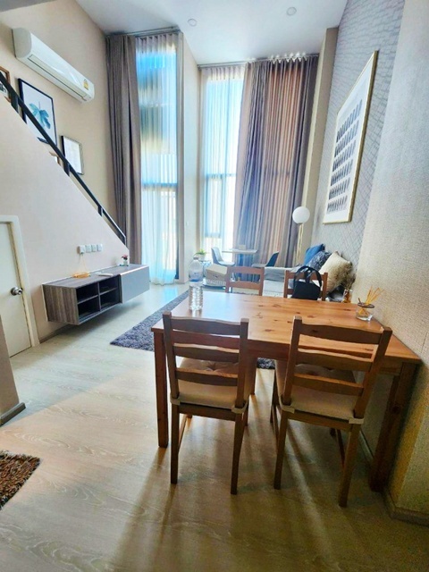 ไนท์บริดจ์ BTS อนุสาวรีย์หลักสี่ 500 ม. พหลโยธิน- อินเตอร์เชนจ์ห้อง Duplex 2 ชั้น 40ตร.ม. ให้เช่าคอนโด 2 ชั้น ชั้น14 ตึก A 1-2นอน