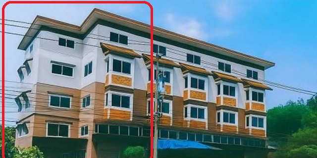 ขาย-เช่าอาคารพาณิชย์ สำนักงาน 4.5 ชั้น ตลาด ศรีเมืองทอง 2.9 กม. 68  ตร.วา.1,104 ตร.ม.3 น้ำ ติดถนนใหญ่  ที่จอดรถกว้าง แยกท่าพระ