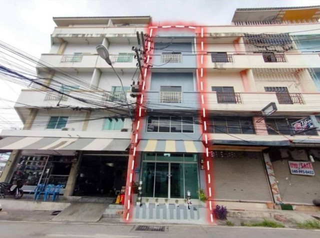ขายอาคารพาณิชย์ 3 ชั้น ซอยสยามคันทรีคลับ พัทยา บางละมุง ชลบุรี FP-B01325 