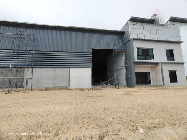 ขายอาคารโรงงาน/โกดัง/คลังสินค้าสร้างใหม่ พื้นที่ใช้สอย 1,422 ตร.ม ออฟฟิศ 2 ชั้น ถนนเทพารักษ์ ก.ม 12  ราคาขาย 22 ล้านบาท