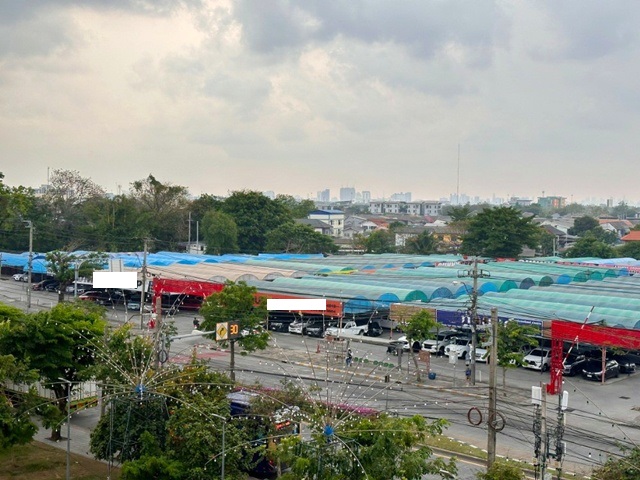 นิคมบางชัน 1.3กม. MRT นพรัตนราชธานี 800ม .ม.นิด้า ให้เช่าที่ดินสวย 8 ไร่  ติดถนนใหญ่ หน้ากว้าง 163 ม.