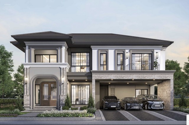 สัมผัสที่สุดแห่งการใช้ชีวิตเหนือระดับที่ แกรนด์ บางกอก บูเลอวาร์ด กรุงเทพกรีฑา บ้านเดี่ยวหรู 3 แบบ