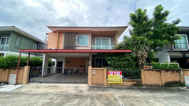 บ้านเดี่ยวหลังใหญ่ 50.6 ตร.วา.  Golden Village อ่อนนุช-พัฒนาการ ใกล้ Airport Link บ้านทับช้าง  ZTK296