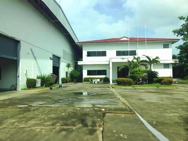 ขายโรงงานม่วงเข้มระยอง ผังม่วงเข้ม เนื้อที่ดิน  3  ไร่  โรงงานขนาด  2300  ตรม.