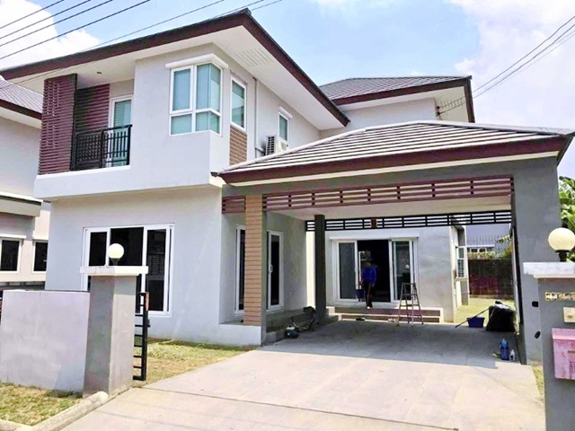 6นอน ARL บ้านทับช้าง 1.2 กม.ให้เช่าคฤหาสน์ บ้านเดี่ยว 2 ชั้น 92 ตร.วา. 302ตร.ม. วงแหวนพระราม9 พัฒนาการ 