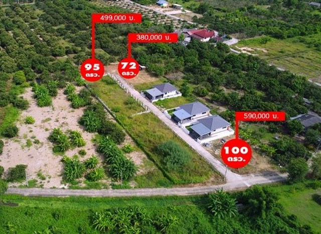 ขายที่ดิน72-100ตรว. เริ่ม380,000บ. ฟรีโอน แปลงมุมด้านหน้า ด้านใน ใกล้น้ำปิง มีเพื่อนบ้าน ถ.คอนกรีต ถมดิน น้ำ ไฟฟ้า ต.สันทราย สารภี เชียงใหม่