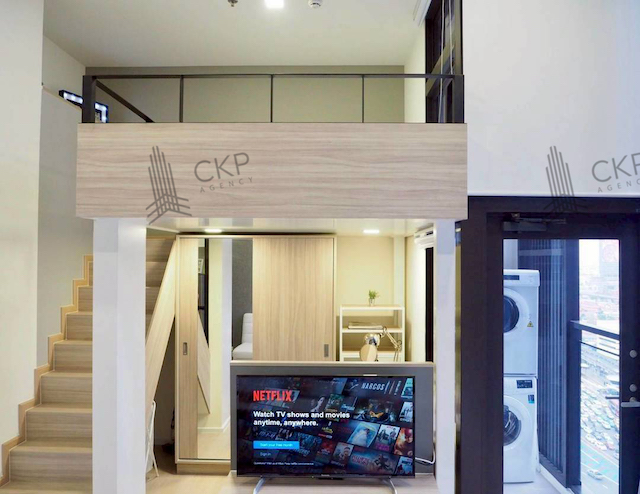 คอนโด ชีวาทัย เรสซิเดนซ์ อโศก ตกแต่งสวย ห้องแบบสตูดิโอ ดูเพล็กซ์ เฟอร์นิเจอร์ครบ (พร้อมผู้เช่า)