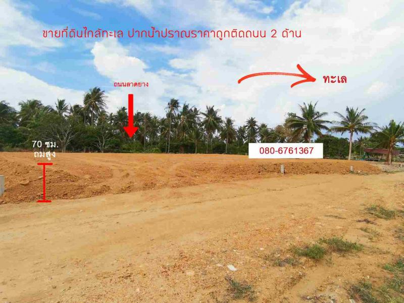 ขายที่ดินเปล่า ใกล้ทะเล วิวสวย ทำเลดี ติดถนน 2 ด้าน  อ.ปราณบุรี จ.ประจวบคีรีขันธ์