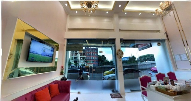 โชว์รูม สำนักงานขาย ให้เช่าอาคารพาณิชย์ 2 คูหา 4.5ชั้น MRT กระทรวงสาธารณสุข 350 ม. คลินิก ออฟฟิศ  บิ๊กซีติวานนท์ 200 ม. ตลาดสดเรวดี 0.8 กม.