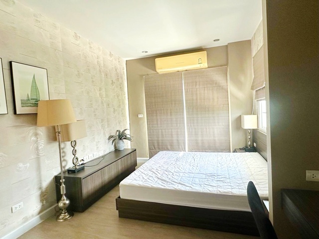 ม.เกษมบัณฑิต ร่มเกล้า 1.2 กม.ลด22% MRTมีนบุรี 2.1กม. ให้เช่าบ้านเดี่ยว 2ชั้น 58ตร.วา. 235ตร.ม.