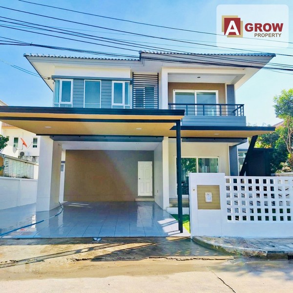 หมู่บ้านสราญสิริ รามอินทรา เฟส2 หลังมุม ต้นโครงการ รีโนเวทใหม่ แต่งครบพร้อมเข้าอยู่