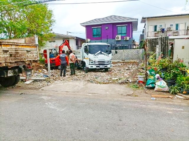 MRT ทีโอที 2.7กม.นานาชาติฮาร์โรว์ 500 ม.ให้เช่าที่ดิน ราคาถูก ย่านดอนเมือง 60ตร.วา. ตลาดโกสุมรวมใจ 500 ม.