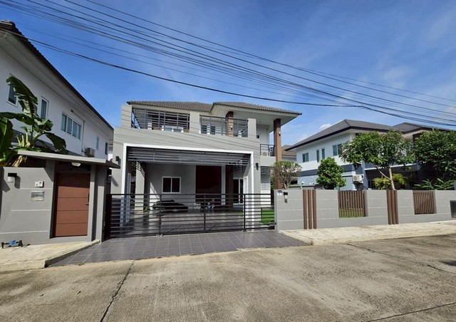 บ้านเดี่ยว 2 ชั้น สไตล์โมเดิร์น บ้านใหม่ไม่มีใครอยู่ แสนสราญ หางดง 