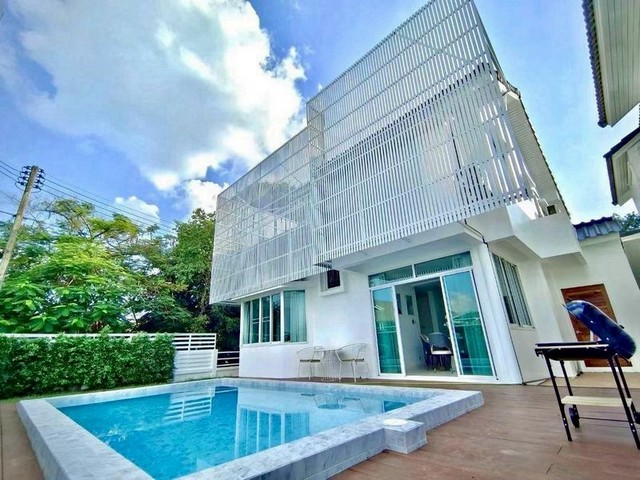 ให้เช่าพูลวิลล่า บ้านสวยพร้อมอยู่ ในโครงการหรู โซนหางดง