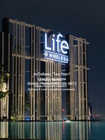 ให้เช่า คอนโด Life One Wireless 35 sq.m. 1 BR 1 Bathroom 28000 BAHT. ใกล้กับ รถไฟฟ้า BTS เพลินจิต สภาพเยี่ยม