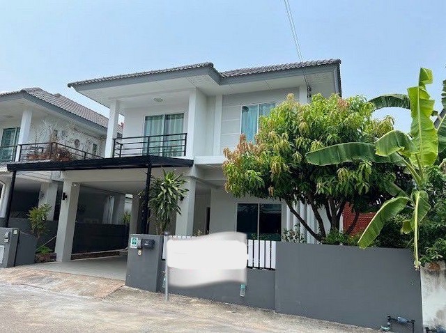 บ้านเดี่ยวมือสอง 2 ชั้น โครงการ มบ.เดอะทรี หของขาม ศรีราชา ชลบุรี FP-H01468  