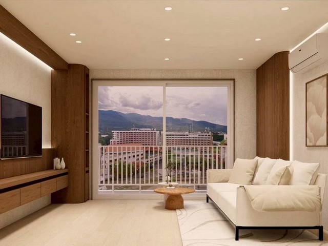 ชมดอย คอนโด ตึกเหลี่ยม ห้องหายาก วิวดอยสุเทพ            