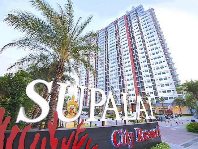 ห้องสวยพร้อมผู้เช่า! ศุภาลัย ซิตี้ รีสอร์ท ชลบุรี สุขุมวิท ใกล้เซ็นทรัล TP-C1826