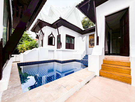 วิลล่าพร้อมสระว่ายน้ำส่วนตัว ใกล้หาดเฉวงและเซ็นทรัลสมุย ตำบลบ่อผุด อำเภอเกาะสมุย จังหวัดสุราษฎร์ธานี