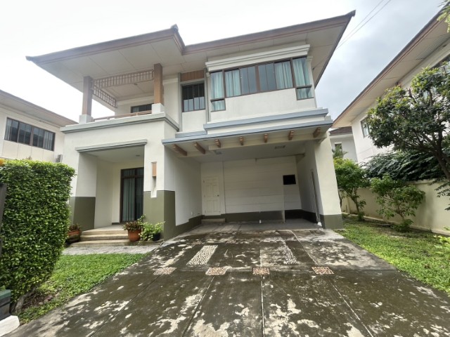 ให้เช่าบ้านเดี่ยวเศรษฐสิริ วงแหวน-บางนา ติดรั้วเมกาบางนามี 3 นอน 3 น้ำแอร์เฟอร์นิเจอร์ครบราคาเช่า55,000บาท ซอยราชวินิตบางแก้ว