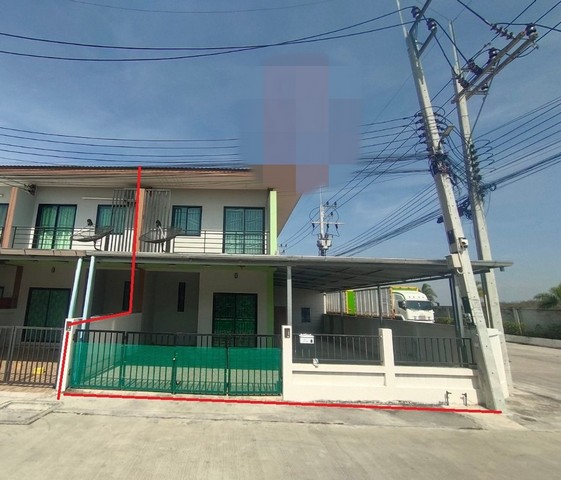 ขายทาวน์เฮ้าส์มือสองปลวกแดง โครงการบ้านจักรวาล แลนด์แอนด์เฮ้าส์ (มาบยางพร-ปลวกแดง) ระยอง