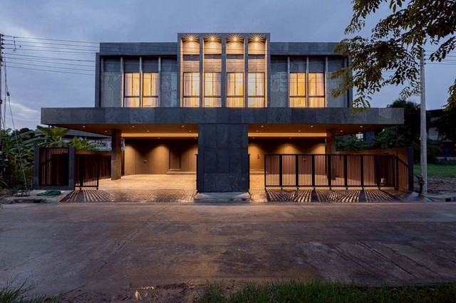 ให้เช่าบ้าน 2 หลัง ดีไซน์โมเดิร์นสวยโดดเด่น ตกแต่งพร้อมอยู่ หางดง 