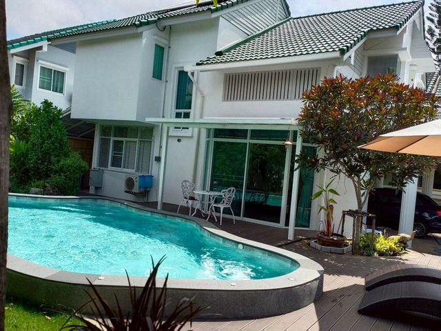 ให้เช่าพูลวิลล่า 2 ชั้น เฟอร์ครบ หมู่บ้านนันทิมา สันผักหวาน หางดง 