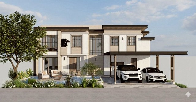 บ้านเดี่ยวหลังใหญ่ ดีไซน์หรู โครงการสินธนา ทำเลทอง สันพระเนตร สันทราย