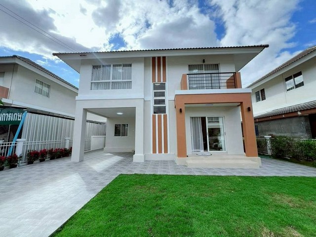 บ้านเดี่ยว 2 ชั้น บ้านสวยสภาพดี ทำเลสะดวก โครงการ กาญจน์กนกวิลล์8 สันทราย