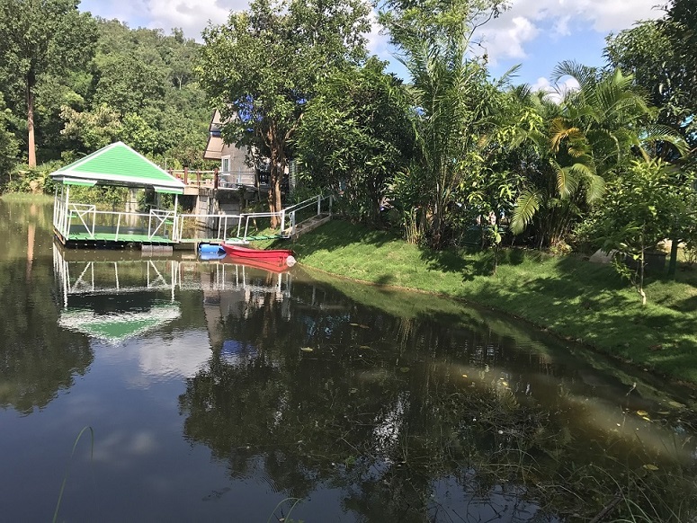 ขายบ้านทรงรีสอร์ท ใกล้เขา ติดลำธาร จังหวัดปราจีนบุรี