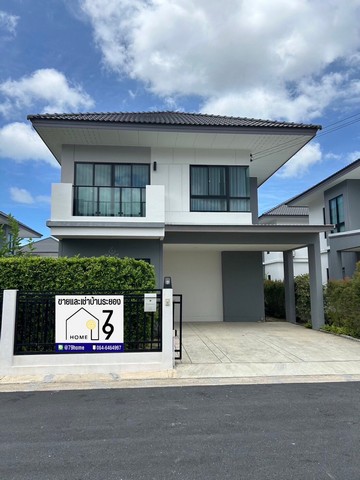 Vายและให้เช่าบ้านเดี่ยว2ชั้น โครงการติดถนนบูรพาพัฒน์ บ้านฉาง ระยอง บ้านเปล่าไม่มีเฟอร์นิเจอร์