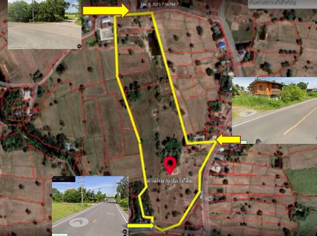 ขายที่ดิน 45-2-22.8 ไร่ ใน ต.บ้านพังเทียม อ.พระทองคำ จ.นครราชสีมา 