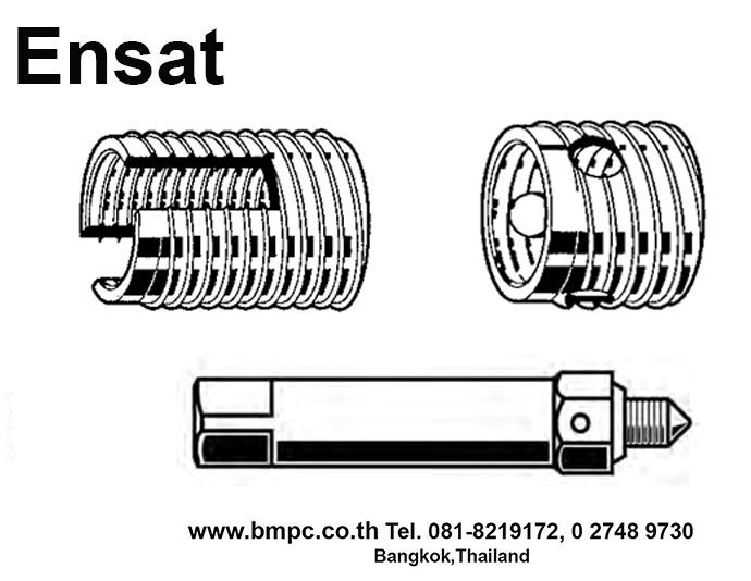 Cutting holes insert&nbsp; type 307/308  &nbsp;  พุกซ่อมเกลียวแบบแข็ง&nbsp; ชนิดมีรู Cutting hole&nbsp; สามารถจะกัดชิ้นงานให้เป็นเกลียวได้ด้วยตัวเอง&nbsp;&nbsp; หรือจะใช้เฉพาะ ( Roughing tap) tap no.1 ต๊าปนำทางประมาณ 1/3 ของความยาวตัว insert เพื่อความสะดวกและเที่ยงตรงในการติดตั้ง   &nbsp;  Cutting hole&nbsp;&nbsp; ลักษณะใช้รู 3 รูเป็นตัวกัดเกลียว  &nbsp;  มีวัสดุให้เหล็กและสแตนเลส (AISI 303)  ขนาด M3-M16  &nbsp;  ฝ่ายขายติดต่อ&nbsp; เอก&nbsp; 0818219172 , อรุณลักษณ์ &nbsp;0819126715,สุพัฒต�