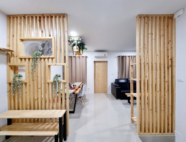 P1800 ให้เช่าทาวน์เฮ้าส์ โครงการ พลีโน่ พหลโยธิน-วัชรพล 2 Pleno Phaholyothin-Watcharapol 2 ตกแต่งพร้อมเข้าอยู่ บ้านหลังมุม