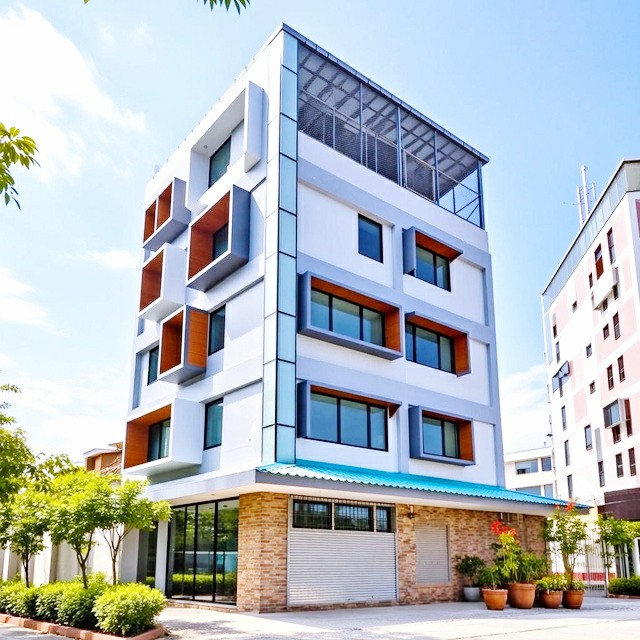 ห้วยขวาง 765ตร.ม.ทำเลรัชดา ให้เช่าอาคารออฟฟิศ 5ชั้น 7-Eleven ประชาราษฎร์บำเพ็ญ10-19 50ม. 5คัน ลดราคา 45% จาก250k เหลือ 149,999 บาทต่อเดือน 