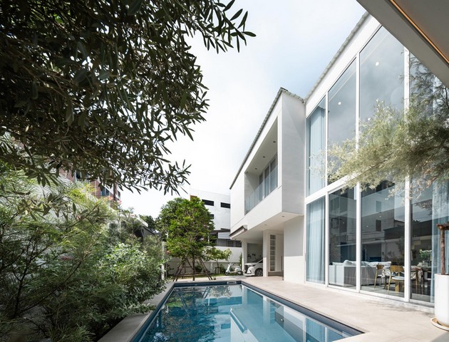 P1811 ขายบ้านเดี่ยว 2 ชั้น สร้างใหม่ ซอยลาดพร้าว 64 พร้อมสระว่ายน้ำ ขนาด 100 ตารางวา บ้านสวยเหมาะอยู่อาศัย