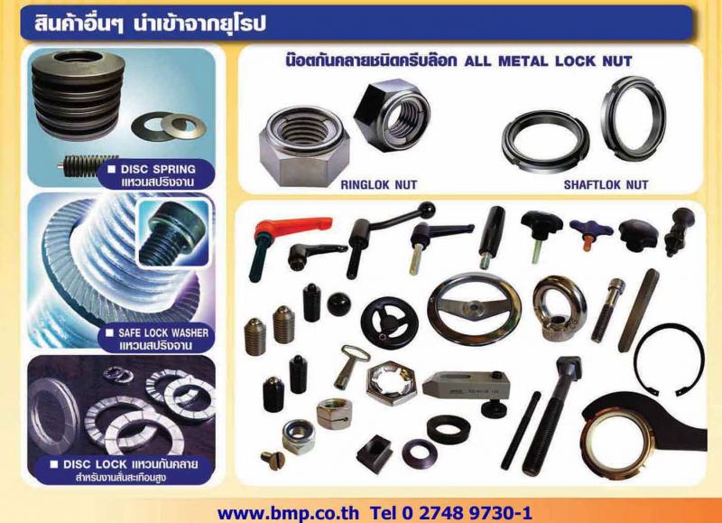 Locking bolt, Index plunger, Plunger with pin, สลักล๊อกตำแหน่ง, Plug indexing, Disc spring