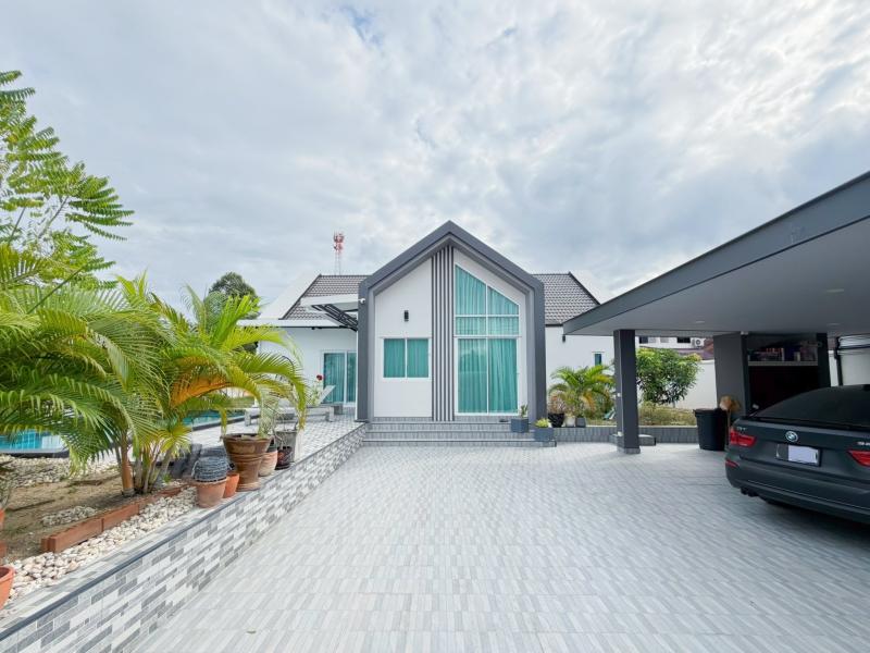 ขายบ้านพูลวิลล่าขอบอ่างมาบประชัน ( พัทยา )ห่างจากขอบอ่างมาบประชัน เพียง 500 เมตร