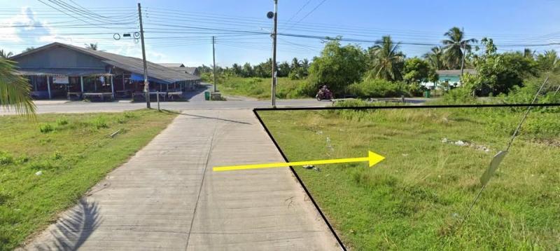 ขายที่ดินเปล่า ทำเลทอง ติดถนนเทศบาล ใจกลางชุมชน อ.ระโนด จ.สงขลา
