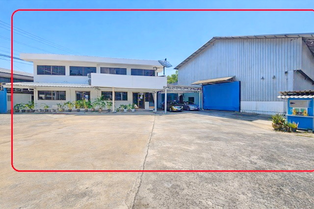 สวนหลวง ร.9 400ม.พัฒนาการ ให้เช่าโกดัง ที่ดิน 1ไร่ 1งาน สำนักงาน 2 ชั้น 1,773 ตร.ม.เขตประเวศ พาราไดซ์ พาร์ค 